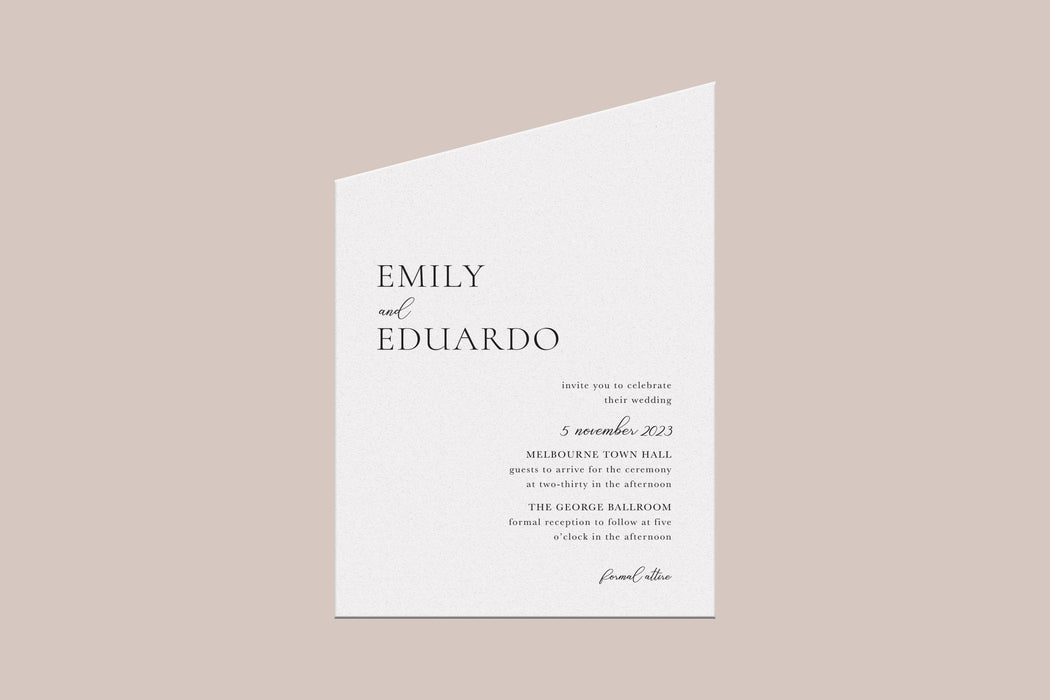 Eleanor Invitation & Envelope