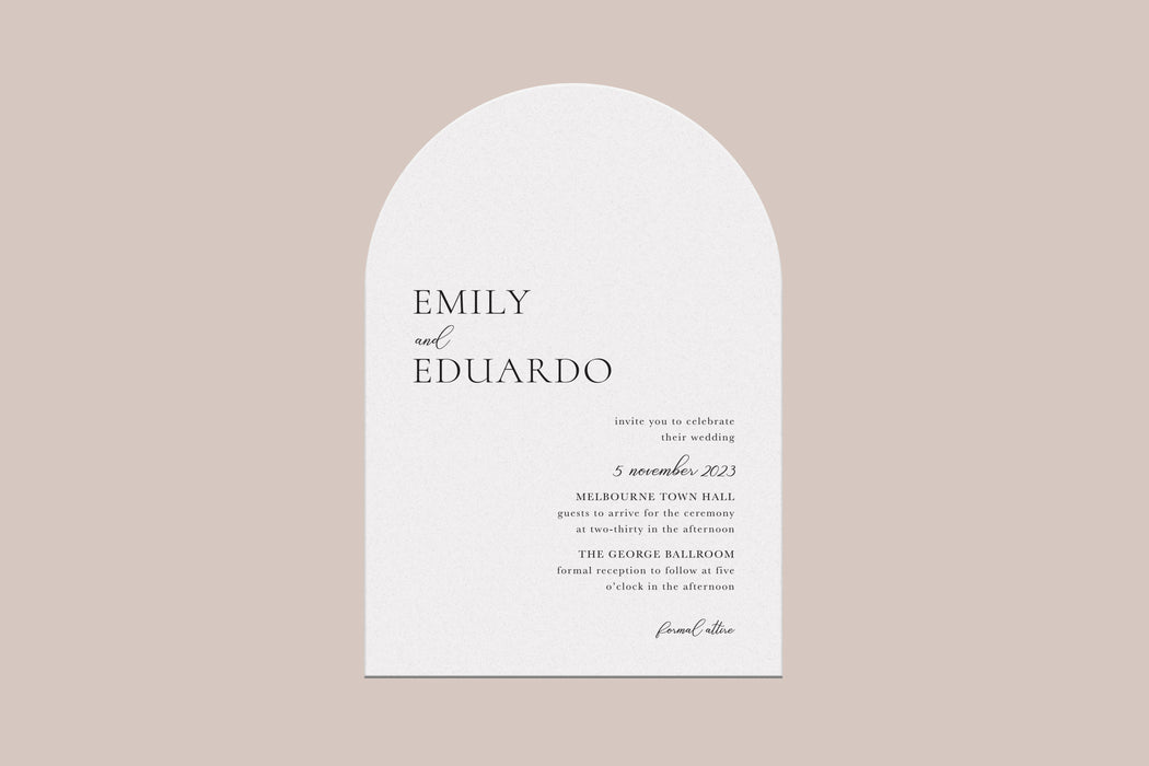 Eleanor Invitation & Envelope