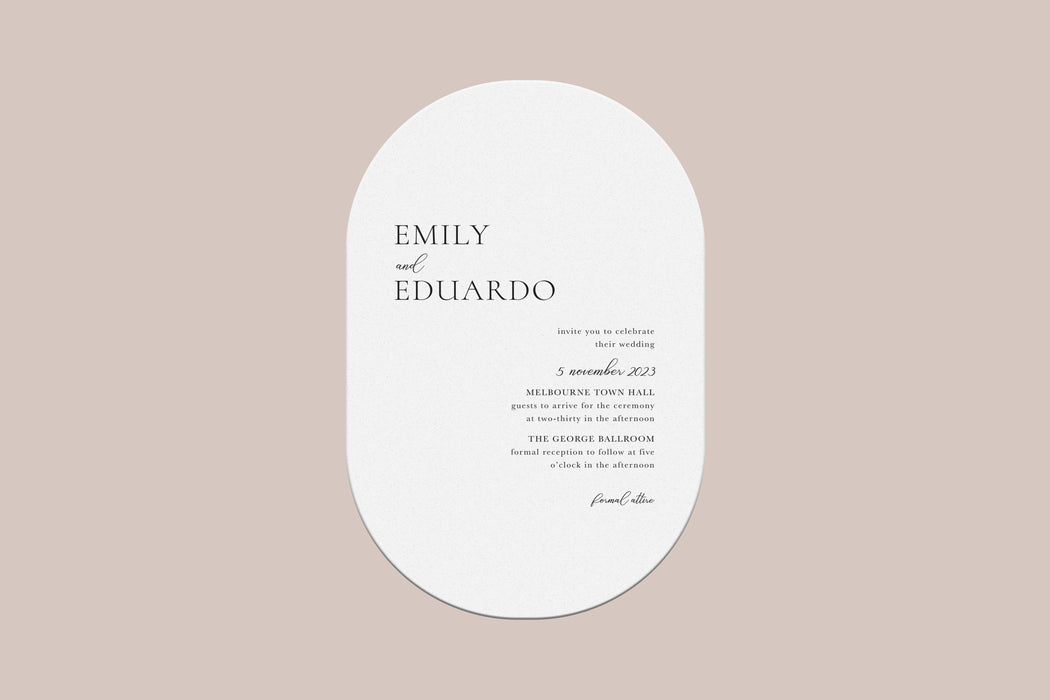 Eleanor Invitation & Envelope