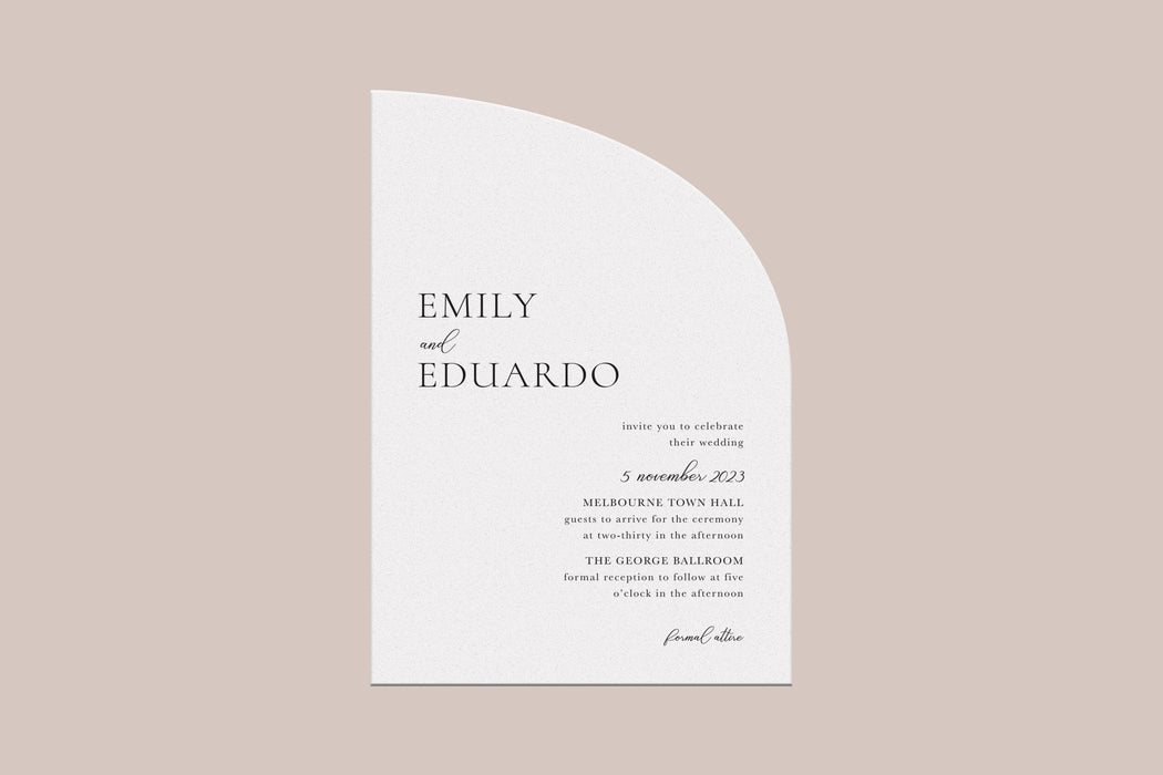 Eleanor Invitation & Envelope