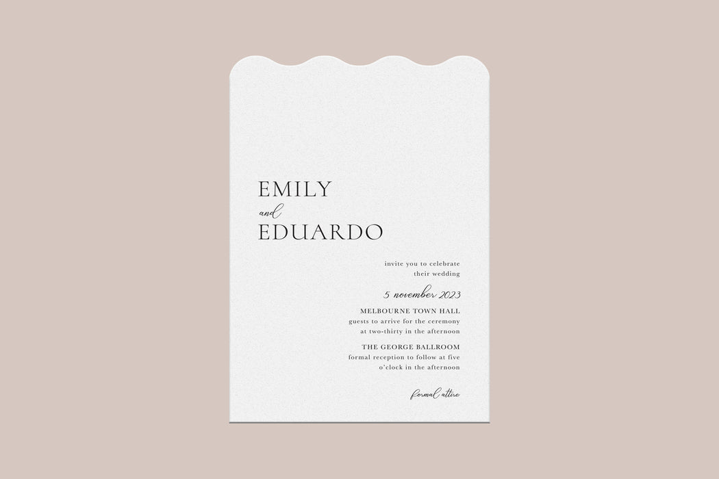 Eleanor Invitation & Envelope