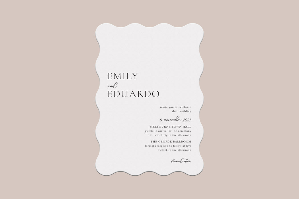 Eleanor Invitation & Envelope